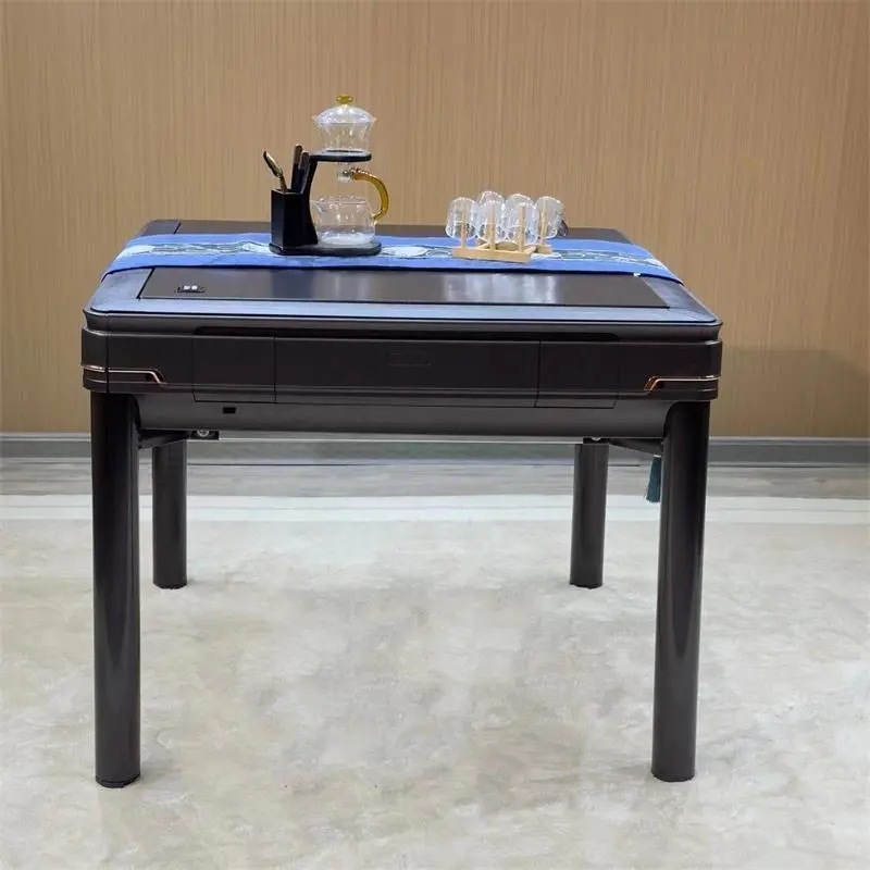 新款2025全自动麻将机低音直口机四腿折叠麻将馆家用餐桌款麻将桌|undefined