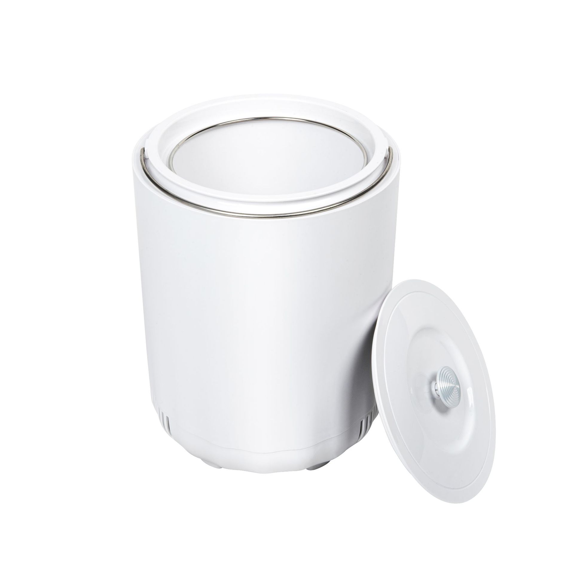 Nuevo 3.5L pequeño cubo de basura de cocina portátil hogar basura de refrigeración de residuos de cocina a prueba de agua de gran capacidad con tapa