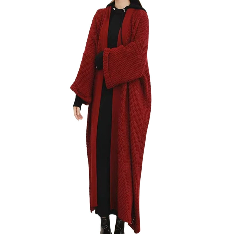 Демисезонный длинный кардиган, свитер, куртка, oversize, плюс размер