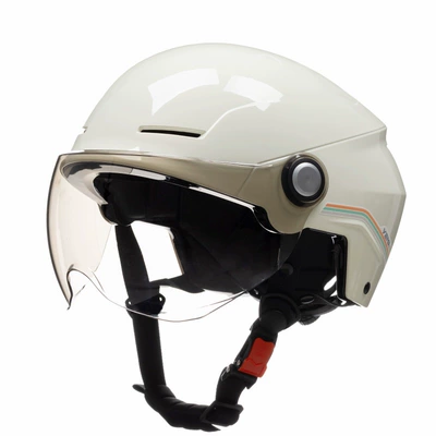 Motosiklet kaskı (dəbilqə), New National Standard wild horse - khaki-white-with-short-coffee