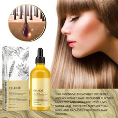 EELHOE ローズマリーヘアケアエッセンシャルオイルヘアケア滑らかな髪穏やかな栄養光沢ヘアケアオイル