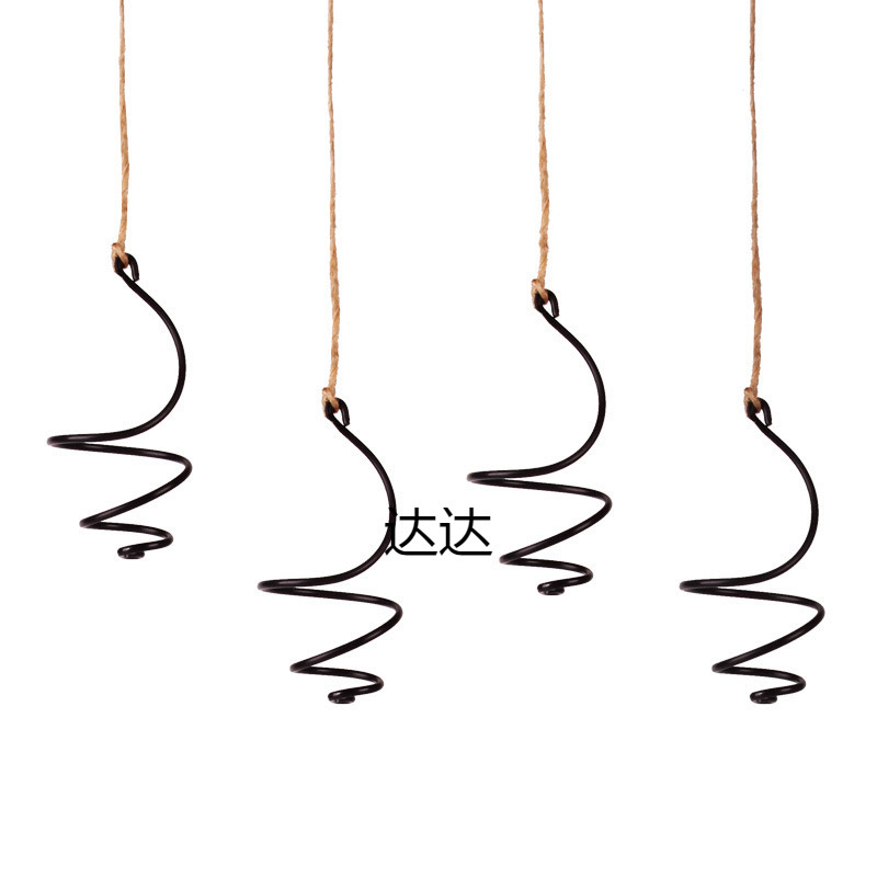 Air Pineapple Soilless Plant Creative Aluminum Wire Flower Stand Flower Device Rotating Hanger Hook Air Phoenix Bracket