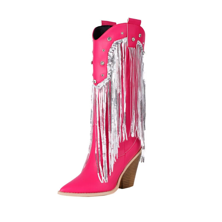 High boots high heels, autumn, plus size, for import