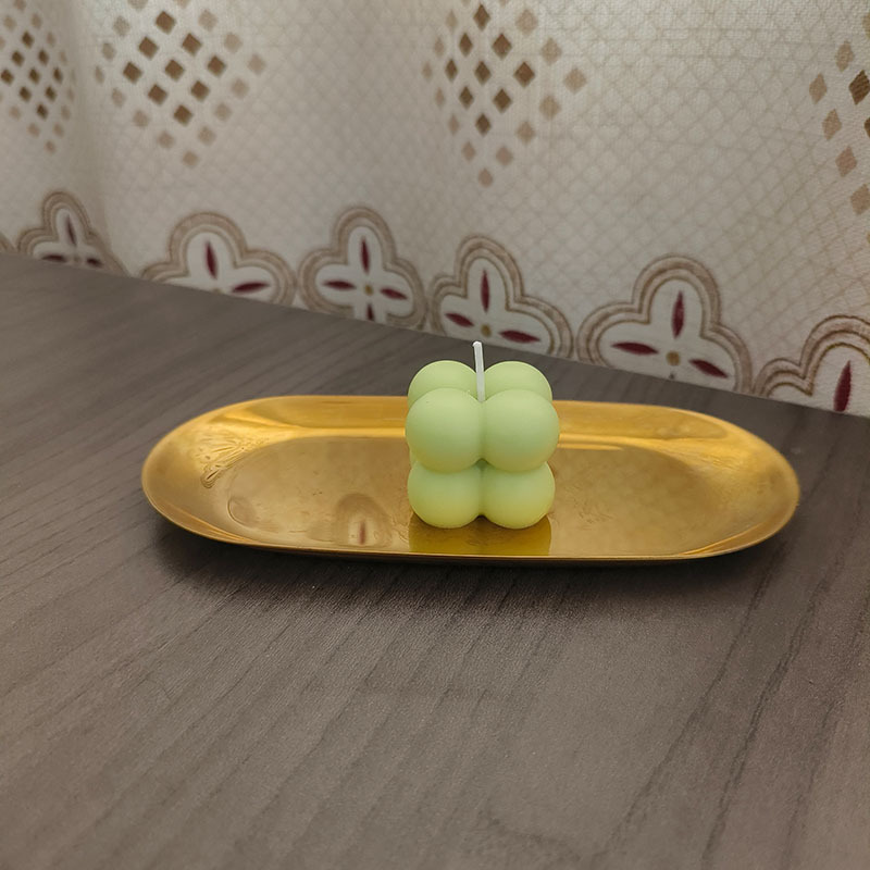 Fábrica en stock mini cubo aromaterapia vela regalo creativo decoración del hogar Accesorios de tiro pequeño cubo vela