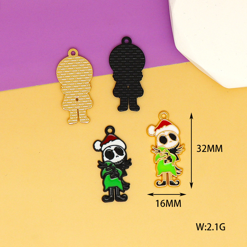 36g Weight Pendant Jewelry Making Type 15*32mm, 16*32mm, 18*33mm Jewelry Making Size DIY Jewelry Accessories Classification 10 PCS/Package Quantity Alloy Material Halloween Festival Ghost Pattern Enamel Design Cute, Funny Style 10 PCS/Package 15*32mm 16*32mm 18*33mm Alloy Ghost Pendant 10