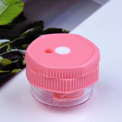 Portable mini cleaning box for contact lens cleaning, manual semi-automatic rotary cleaner, rotary protein remover