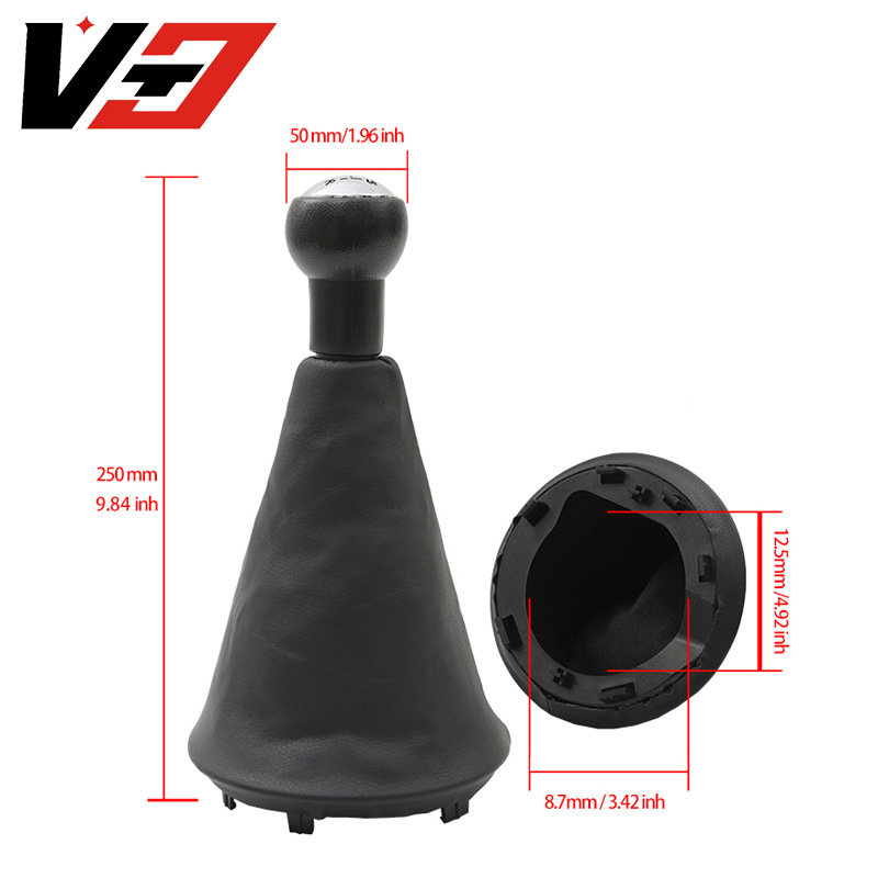 Cross-border hot sale suitable for logo Citroen car shift handball gear lever dust cover gear head accessories