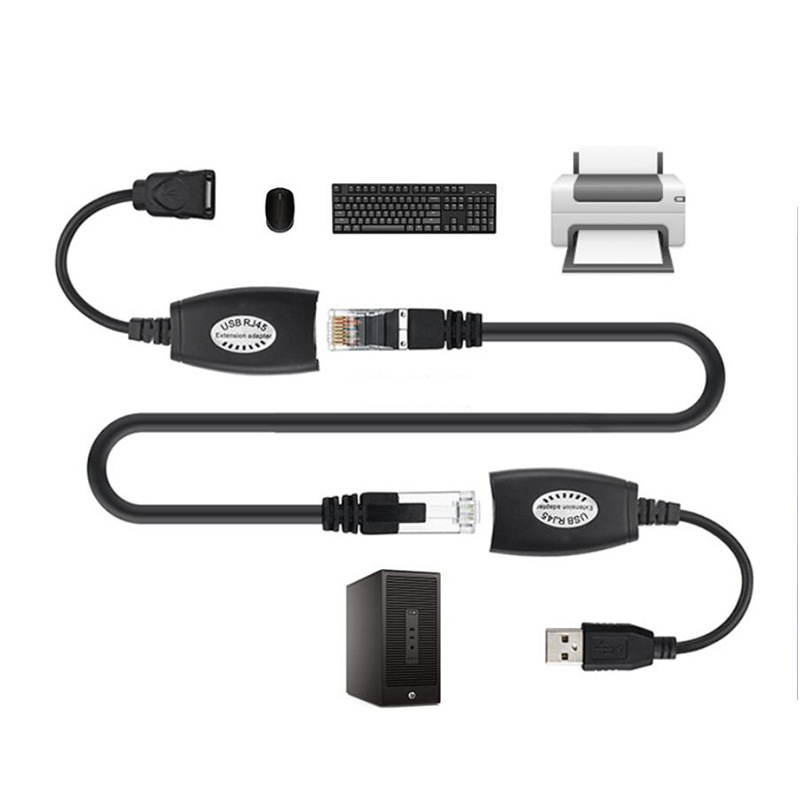 USB Torj45Lan Ethernet Adapter50M Extender Converter Cat5E/6 USB Torj45Lan Ethernet Adapter50M Extender Converter Cat5E/6