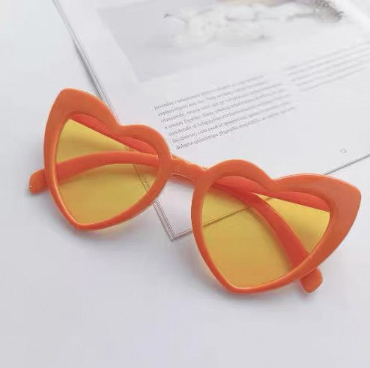 Orange frame yellow lens