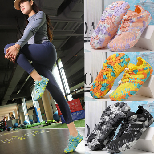 Indoor fitness shoes for men and women, jump rope, running, yoga, soft indoor exercise shoes, Pilates factory cross-border wholesale