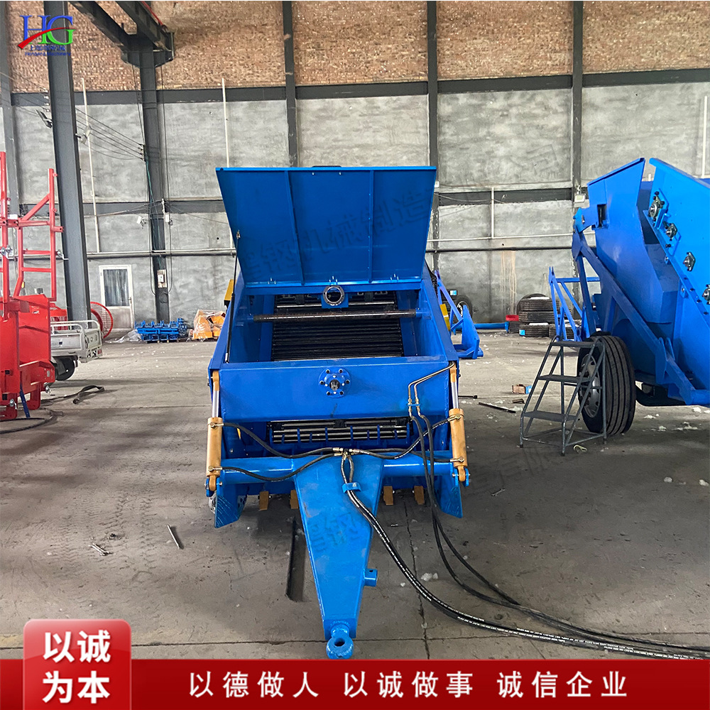 后悬挂石头收集筐 拖拉机牵引式农田碎石收集机 土壤耕整筛石机