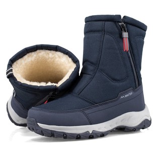 Foreign Trade Winter Northeast Thickened Couple Snow Boots Velvet Warm Non-slip Waterproof Men's and Women's Short Large Cotton Shoes