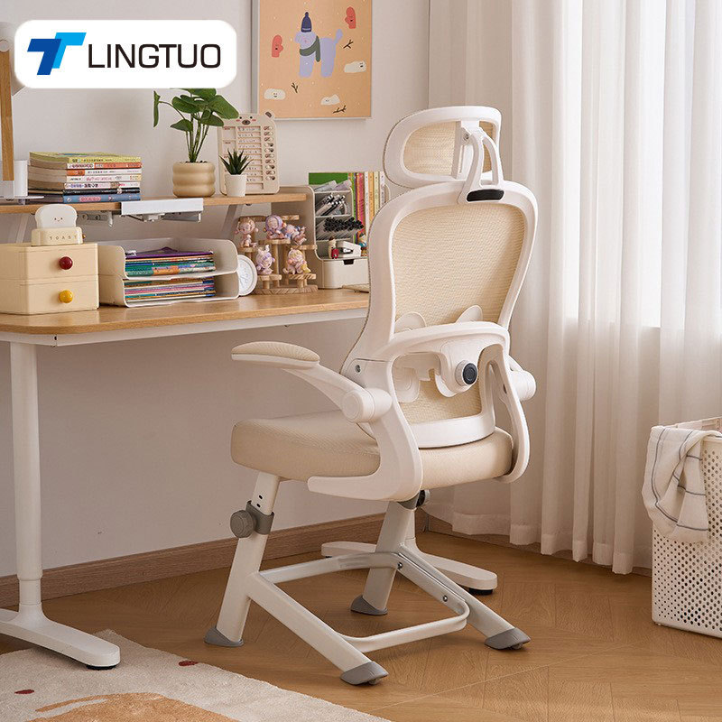 Office Study Chair Comfortable Sedentary Computer Chair Home Desk Chair Student Writing Chair Waist Protection Ergonomic Chair