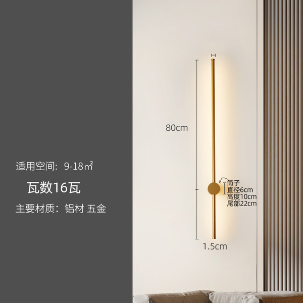 Creative modern and minimalistic sconce for bed for living room