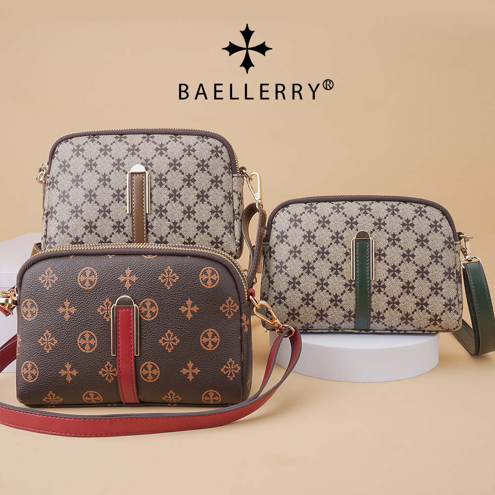 baellerry new women's crossbody bag European and American cross pattern MINI small square bag versatile portable shoulder bag for women_voghion.com