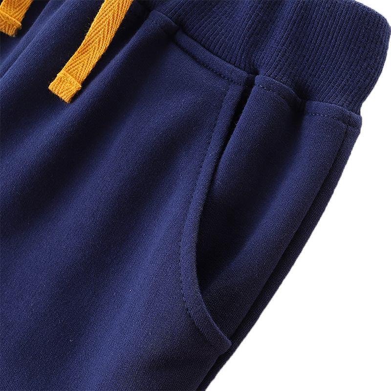 Estilo europeo y americano otoño nuevos muchachos al por mayor de los niños dibujos animados bordados Pantalones deportivos un envío image 4