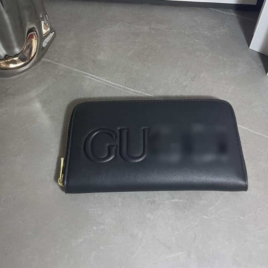 Cartera de cremallera de moda caviar billetera larga rombo relieve plano multifuncional cartera de tarjetas clásica de mano