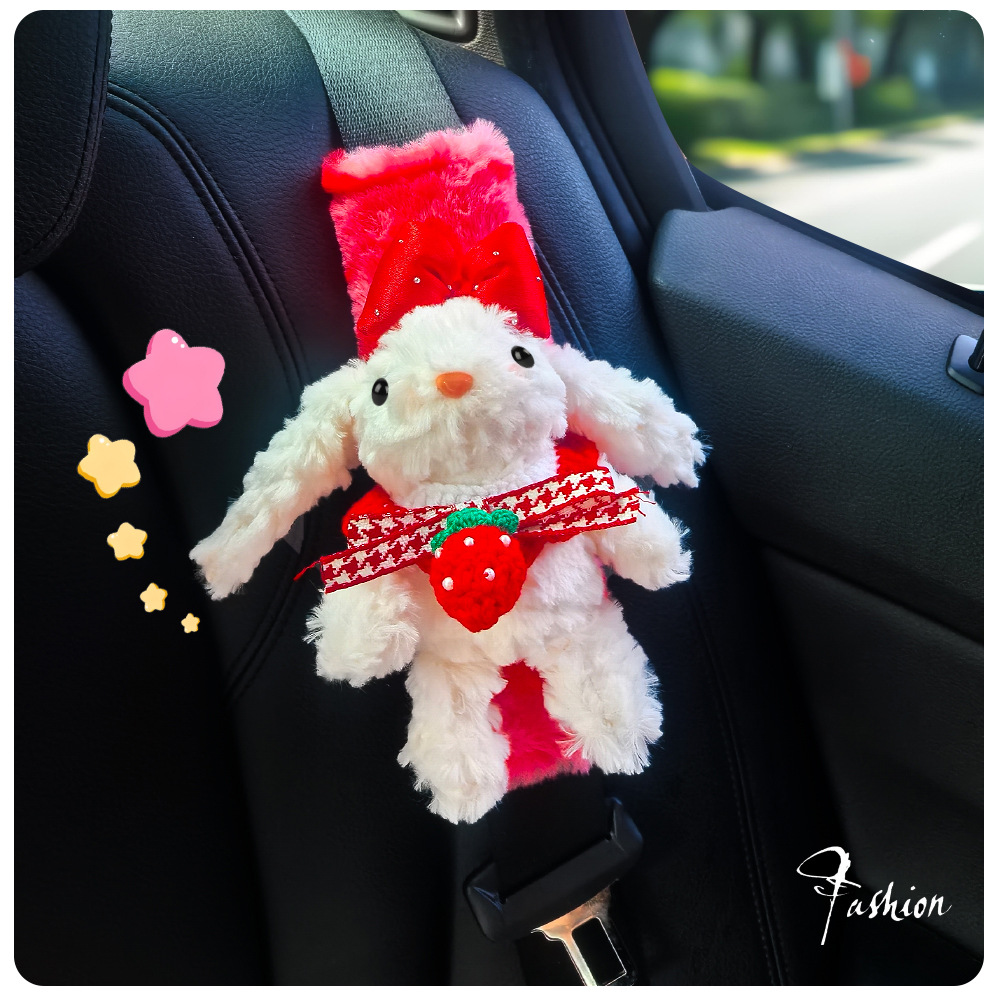 Funda Protectora de Peluche para Cinturón de Seguridad 1 Par de Peluche para Auto