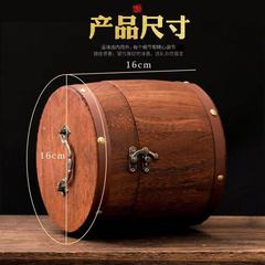 Large Red Robe Tea, Rich Aroma Type, New Tea, Authentic Fujian Wuyi Rock Tea, Qilan Aroma, Cinnamon Wooden Barrel Gift Box, 250g