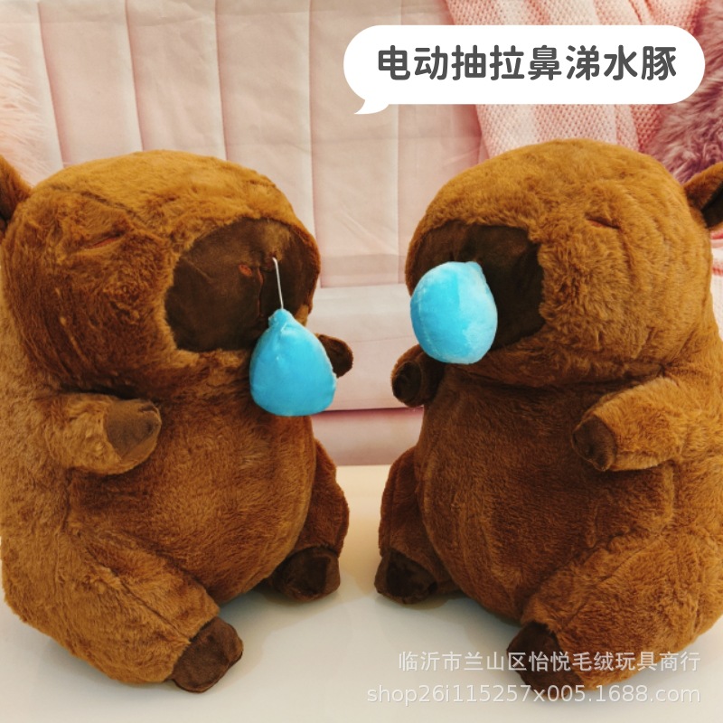 Marsopa sin aletas con mocos