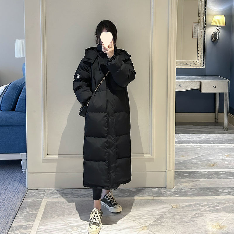 好品质棉服女冬季年新款学生棉袄超长款过膝羽绒棉衣外套