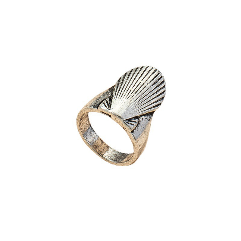 Fashion Shell Alloy Ring display picture 1