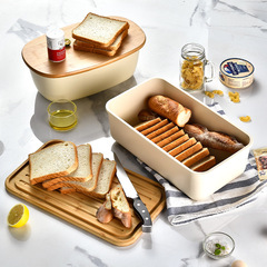 Large Loaf Bread Storage Box Kitchen Storage Plastic Toast Storage Box Pastry Bakery Storage Box