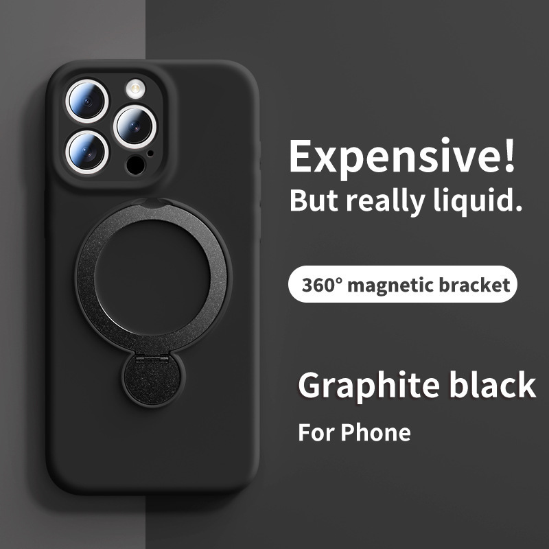 iPhone16promax 液体磁気電話ケース Apple 15 回転スタンドオールインクルーシブ保護カバー 13 に適しています。|undefined