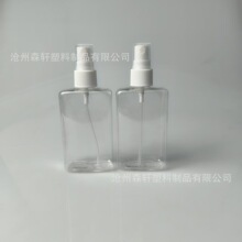 100ml塑料喷瓶扁方形pet热痱水喷雾瓶pet蚊不叮100ml扁喷瓶