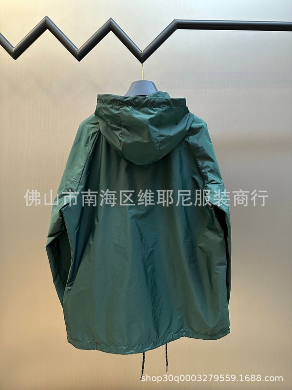 高版本 米兰潮牌P家三角标铁牌尼龙速干运动夹克户外防晒衣外套|undefined