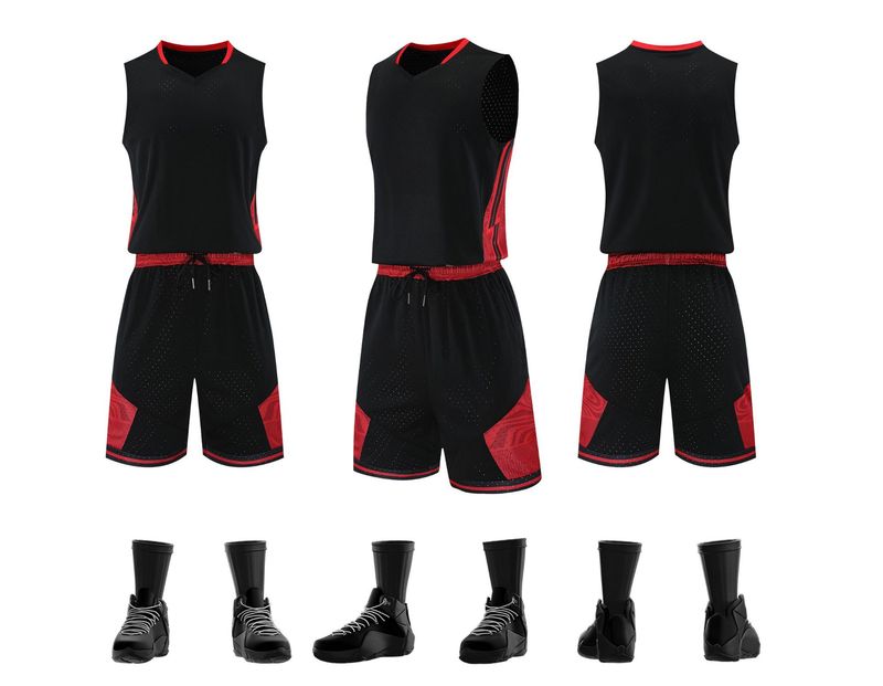バスケットボールの服のスーツの男性のユニフォームの大学生の試合のユニフォームの服の夏の訓練服のスポーツベストはバスケットボールの服を印刷します。|undefined