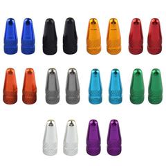 CNC bicycle tire aluminum alloy valve cap mountain bike dust-proof color French valve cap