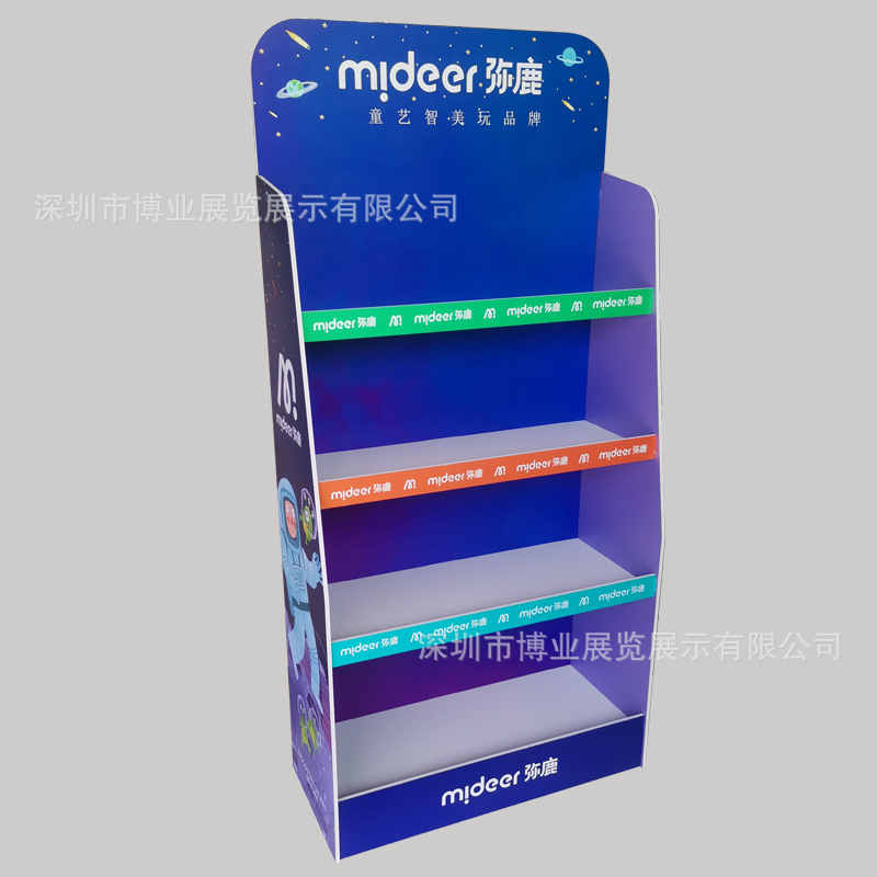 厂家供应超市玩具展示PVC发泡板 雪弗板展示架多层落地展示架