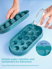 ZT0065 DIY Ice Hockey Puck Freezer Ice Cube Tray Ice Mold Sphere Ice Making Tray Household Ice Cube Mold Freezer Tray