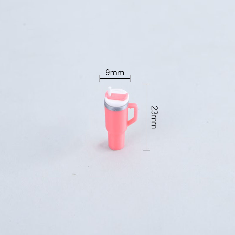 Dollhouse mini modelo de taza de agua simulación de paja diy miniature modelo de decoración de alimentos