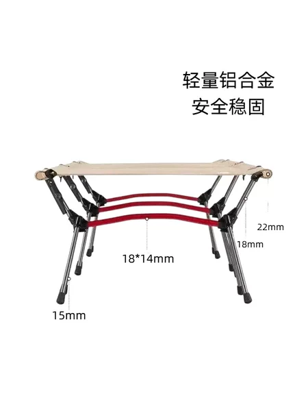 Outdoor Camping Bed, Adjustable Height, Easy to Disassemble, Suitable for Lunch Breaks, Office Use, Camping Tent Bed, Foldable Bed
