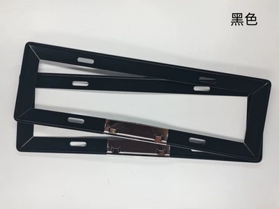 Thickened new traffic gauge magnesium alloy License plate holder/license plate holder - black