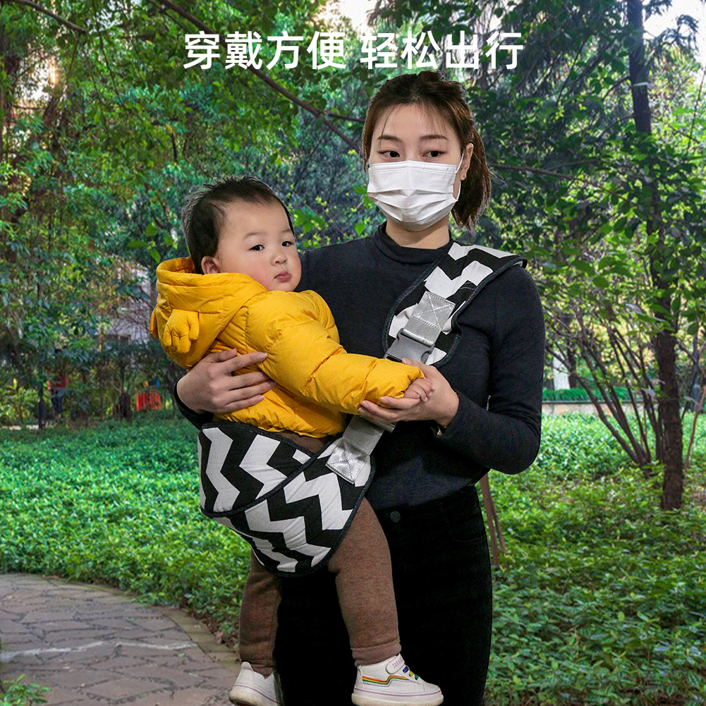Amazon popular bebé simple correa de crossbody fácil de sostener la cintura taburete Delgado abrazo delantero bebé salir abrazo bebé artefacto