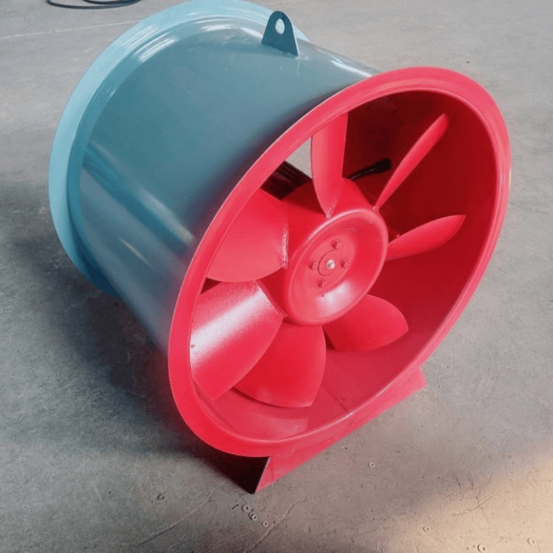 Ahorro de energía y bajo ruido para ventilador axial a prueba de explosiones de minería