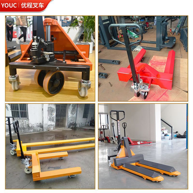 carretilla elevadora de rodillos hidráulicos manuales remolque de papel de bobina de tambor de papel camión de transporte de carretilla hidráulica cabeza de disco camión freno de bobina