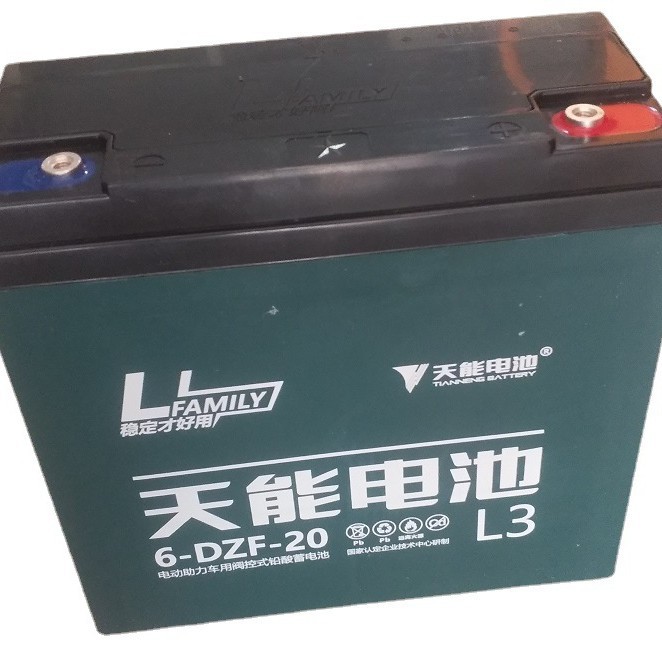 浙江天能电池48V20AH电动车电池6-DZM/F-20AH铅酸蓄电池12V20AH