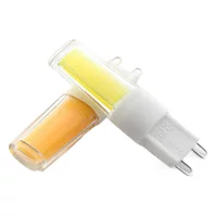 G4led бусины лампы g9l плоская вилка маленький кукурузный источник света Sapphire COB 5W Высокое напряжение 220V затемняющий источник света оптом
