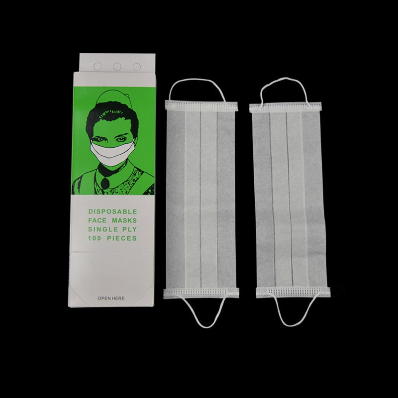 广东厂家直销一次性纸口罩 单双层餐饮食品级纸口罩防口水防粉尘