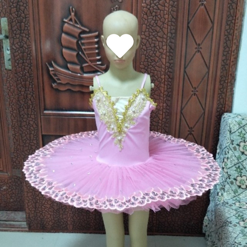 新款芭蕾舞裙儿童小天鹅演出服女童蓬蓬纱裙tutu裙舞蹈表演服装|undefined