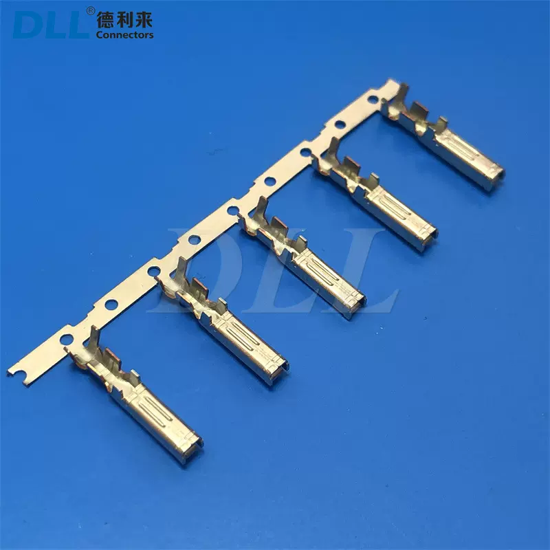 供应DL3810-T间距3.81mm磷青铜镀金端子  15a250v连接器接插件