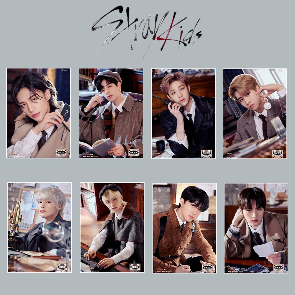 Странники (Stray Kids) встреча поклонников SKZ-X постер стикер-плакат фотографии SKZ олень патч патч