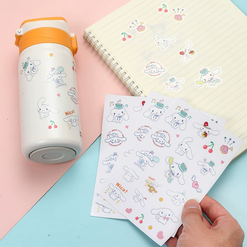 Sanrio наклейка Yugui Dog креативная Водонепроницаемая наклейка собака с большими ушами в наличии наклейка мультфильм ручная наклейка для счета оптовая продажа