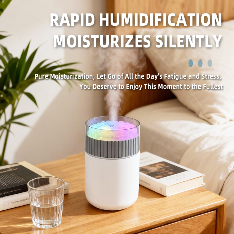 Cross-Border Colorful Lamp Humidifier Creative Home Car Aromatherapy Multifunctional Small Moisturizing Spray USB Humidifier