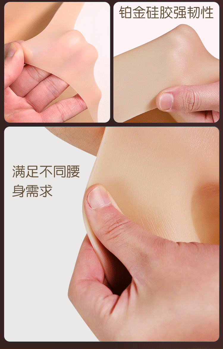 Jiuai Wear Women’s Wearable Penis Pants in Liquid Silicone for Adult Couples — detail image 2