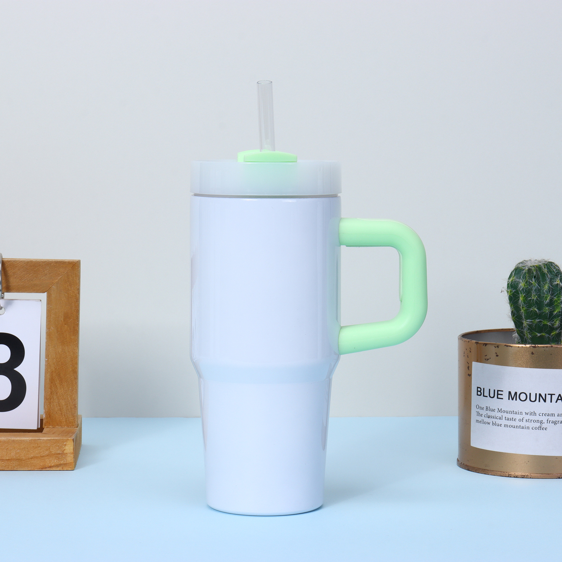 Nuevo 14oz caliente sublimación 304 taza de acero inoxidable taza de té conveniente taza de deporte taza de aislamiento